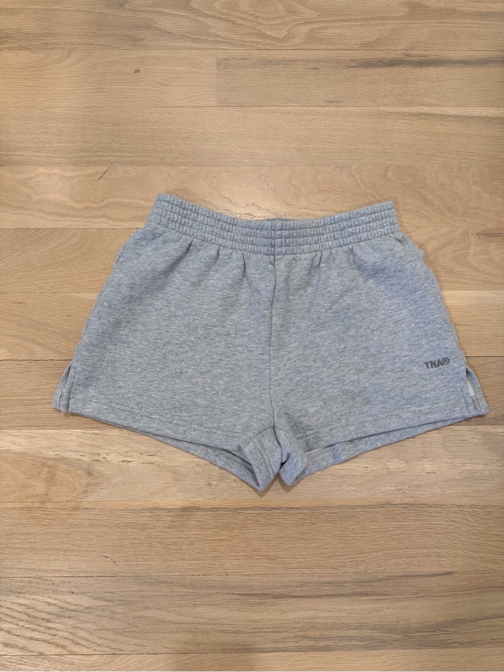 Aritzia - TNA Sweatfleece Heather Grey Shorts